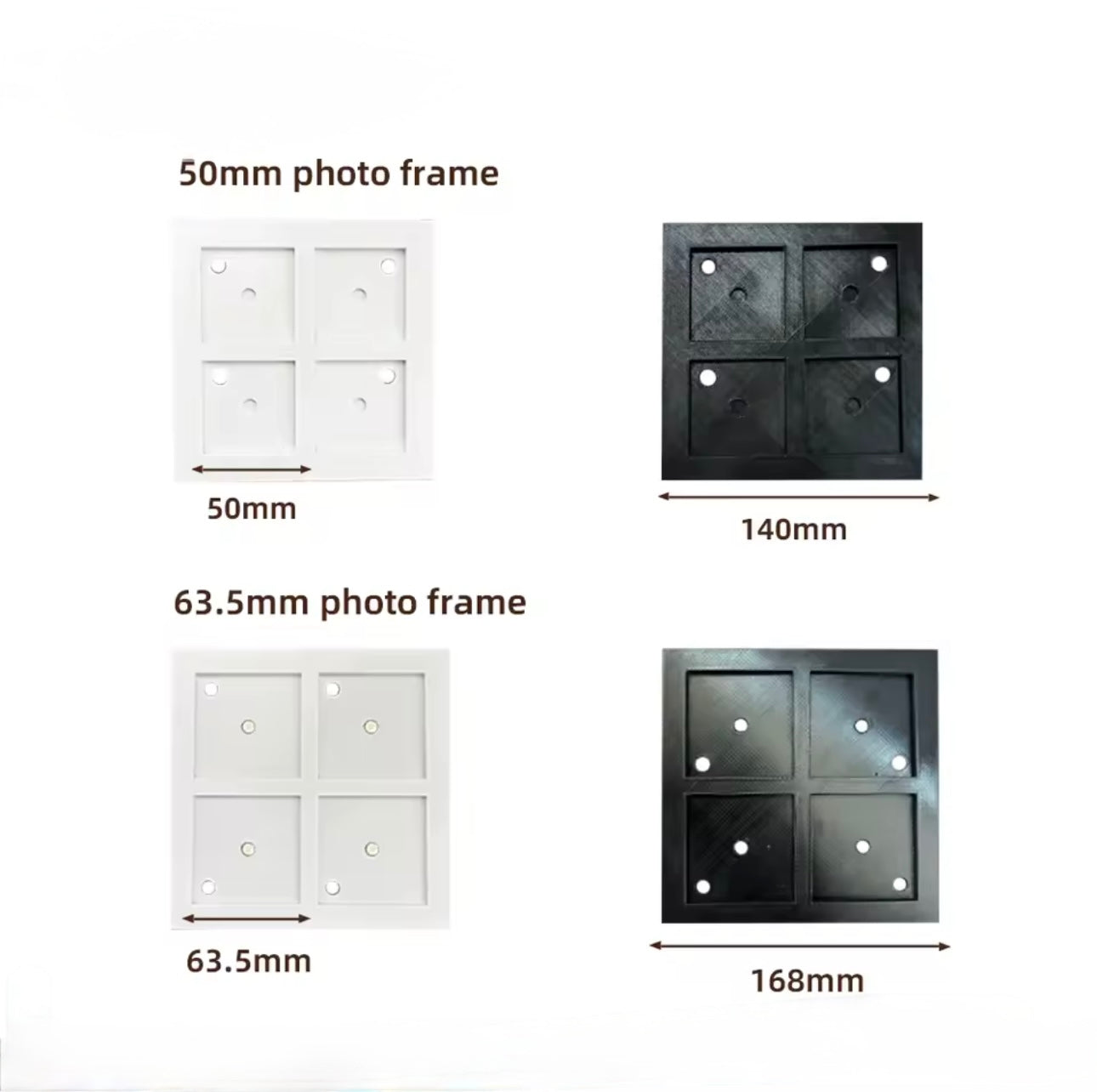 Cadre 4 Photos Magnétiques