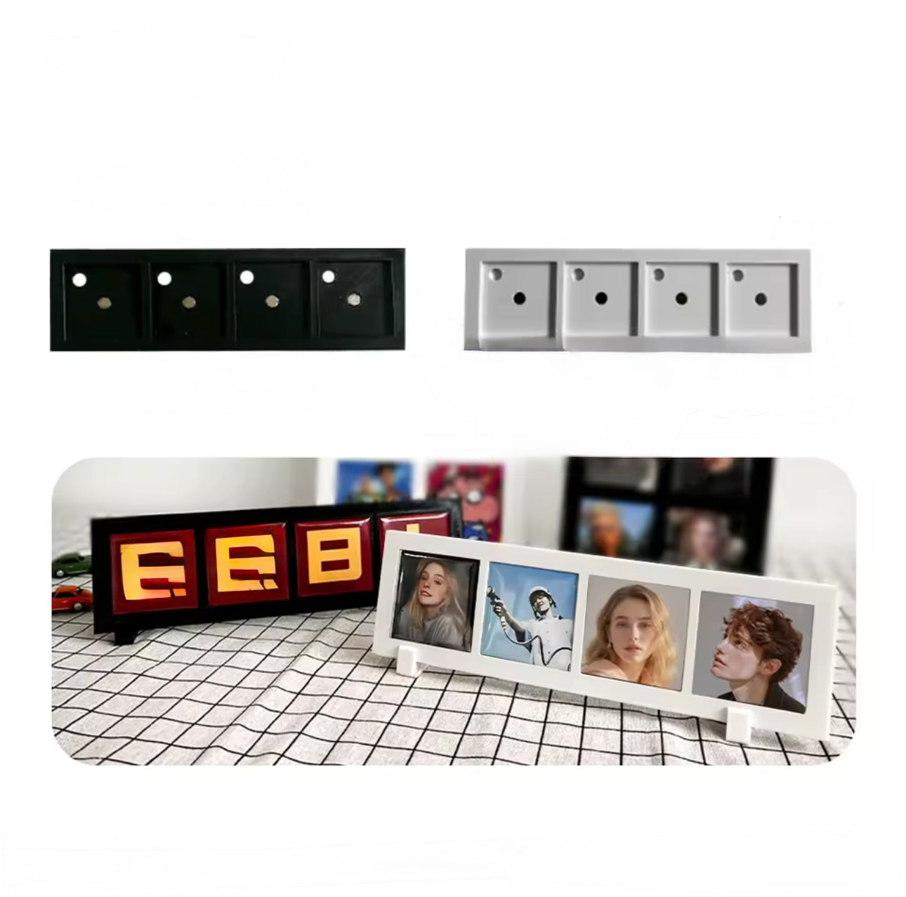 Cadre 4 Photos Magnétiques