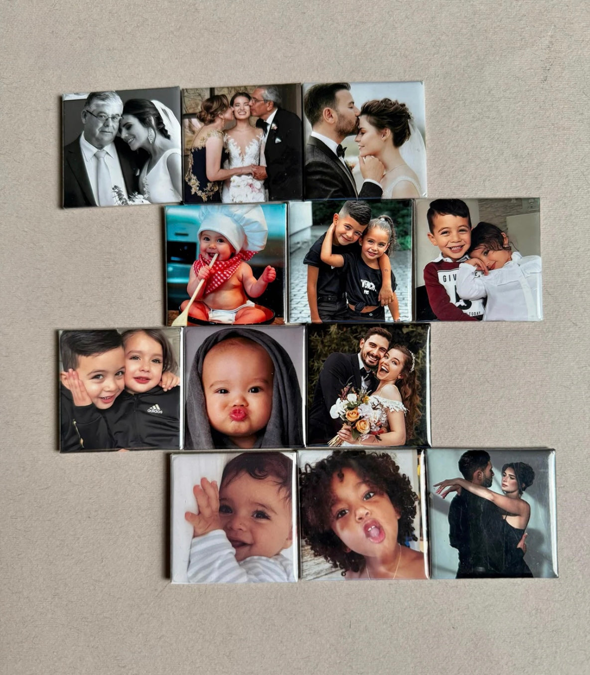 Pack Famille - 12 Photos Magnétiques