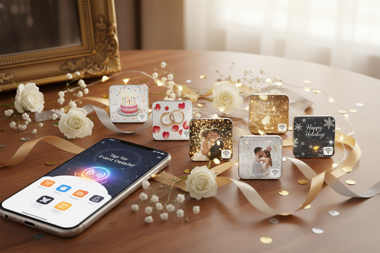 Photos magnétiques NFC pour événements et occasions spéciales